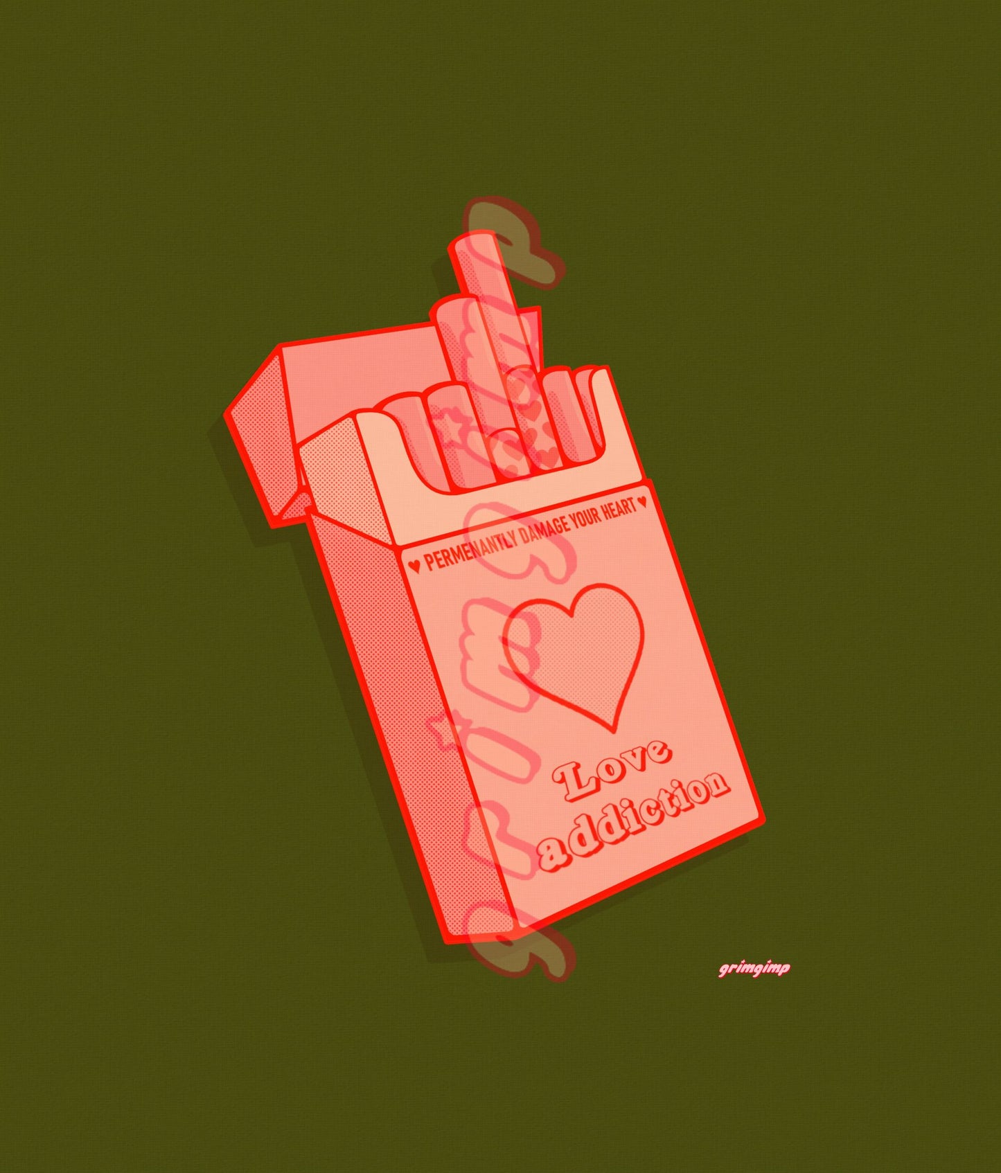 Love Addiction VERSION 1 matte print
