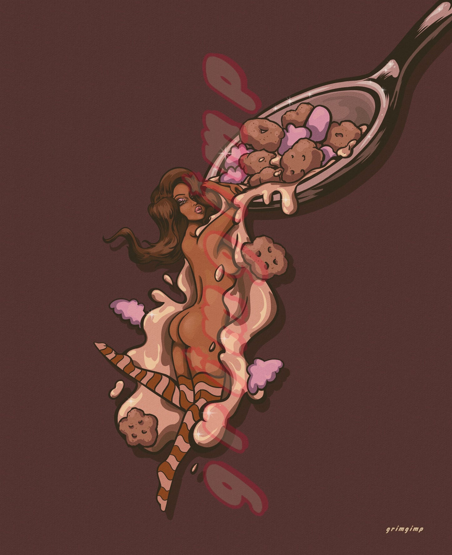 Cereal Countess matte illustration