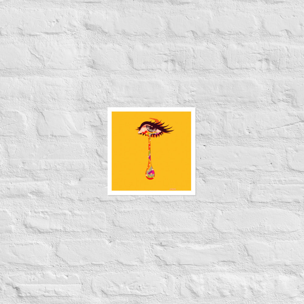 Starry Tears matte print