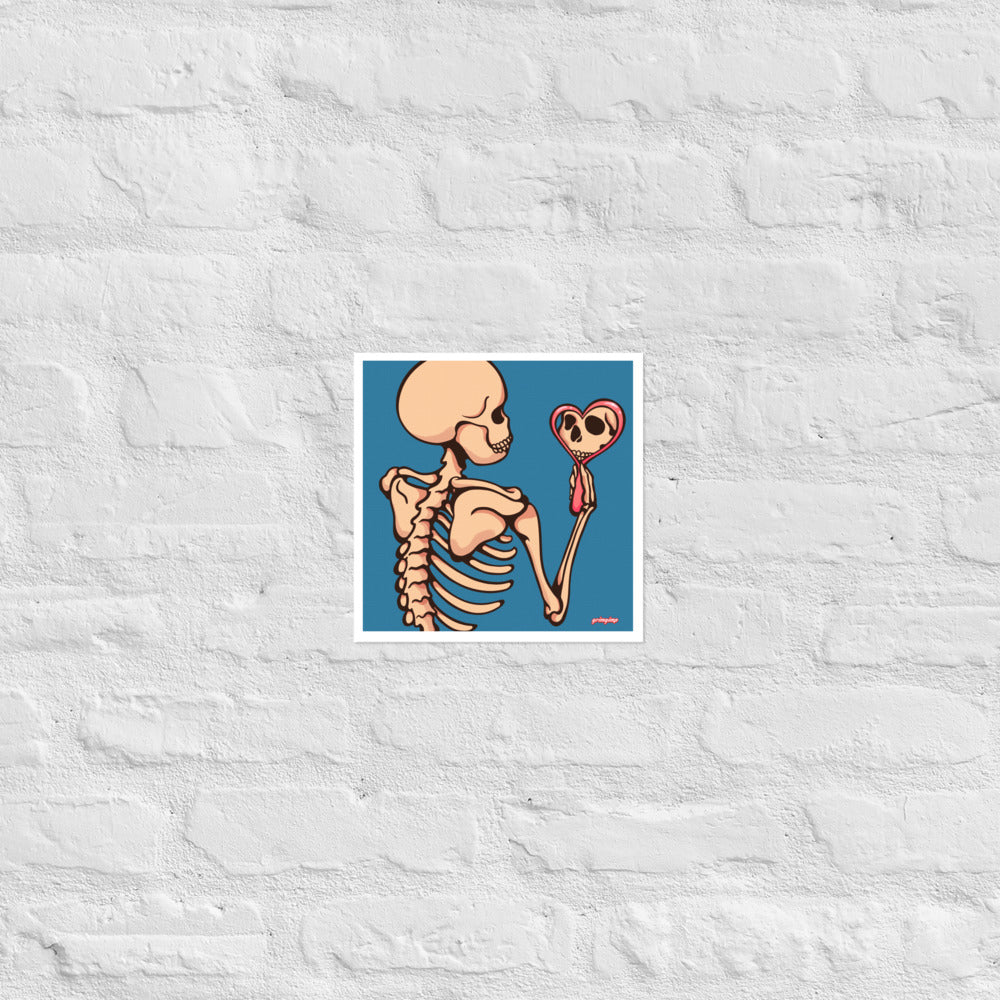 Pretty Bones matte print