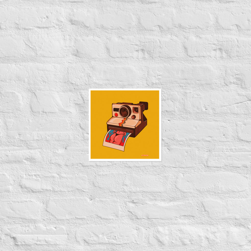 Hot Polaroid matte print