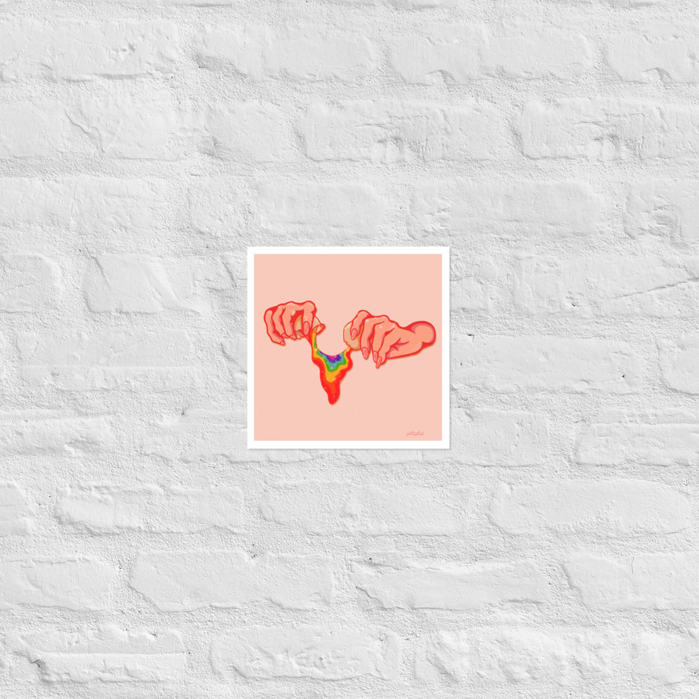 Crack Open the Universe matte print