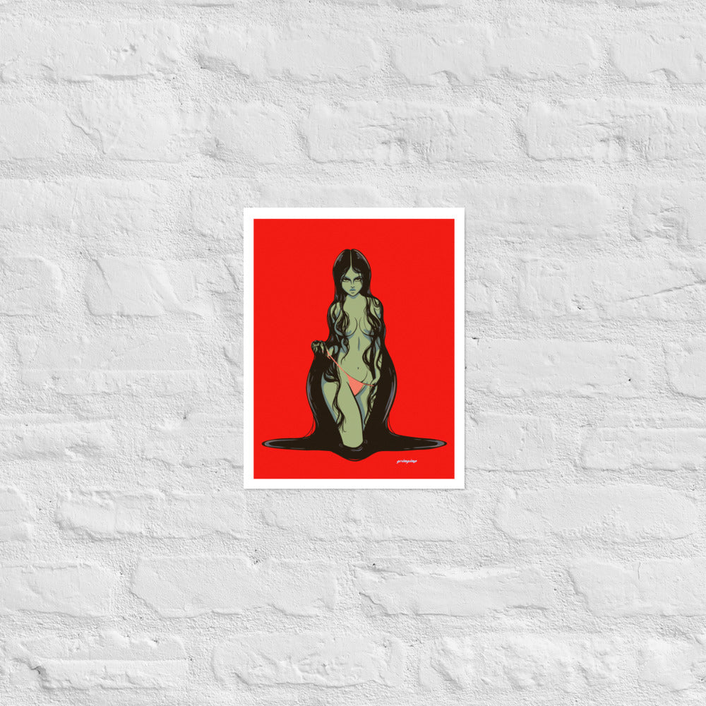 Divine matte print