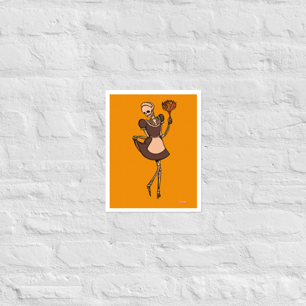 Bonehilda matte print