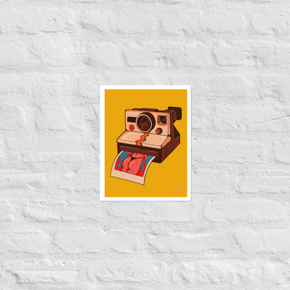 Hot Polaroid matte print