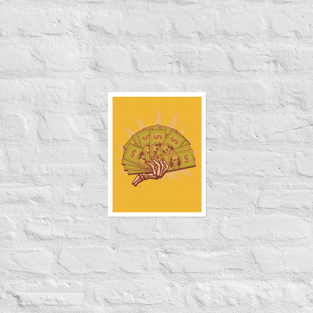 Stacked matte print