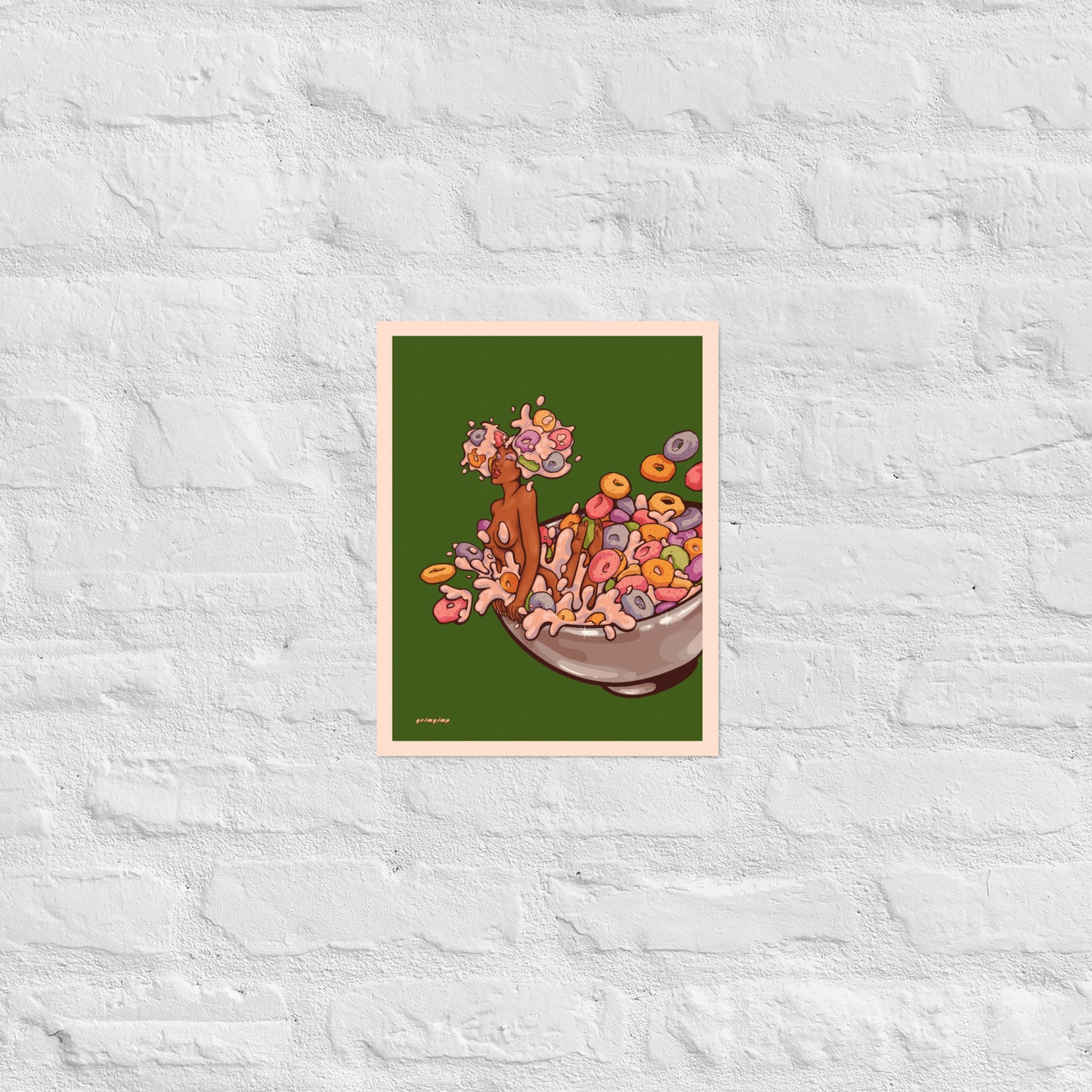 Fruity Lady matte print