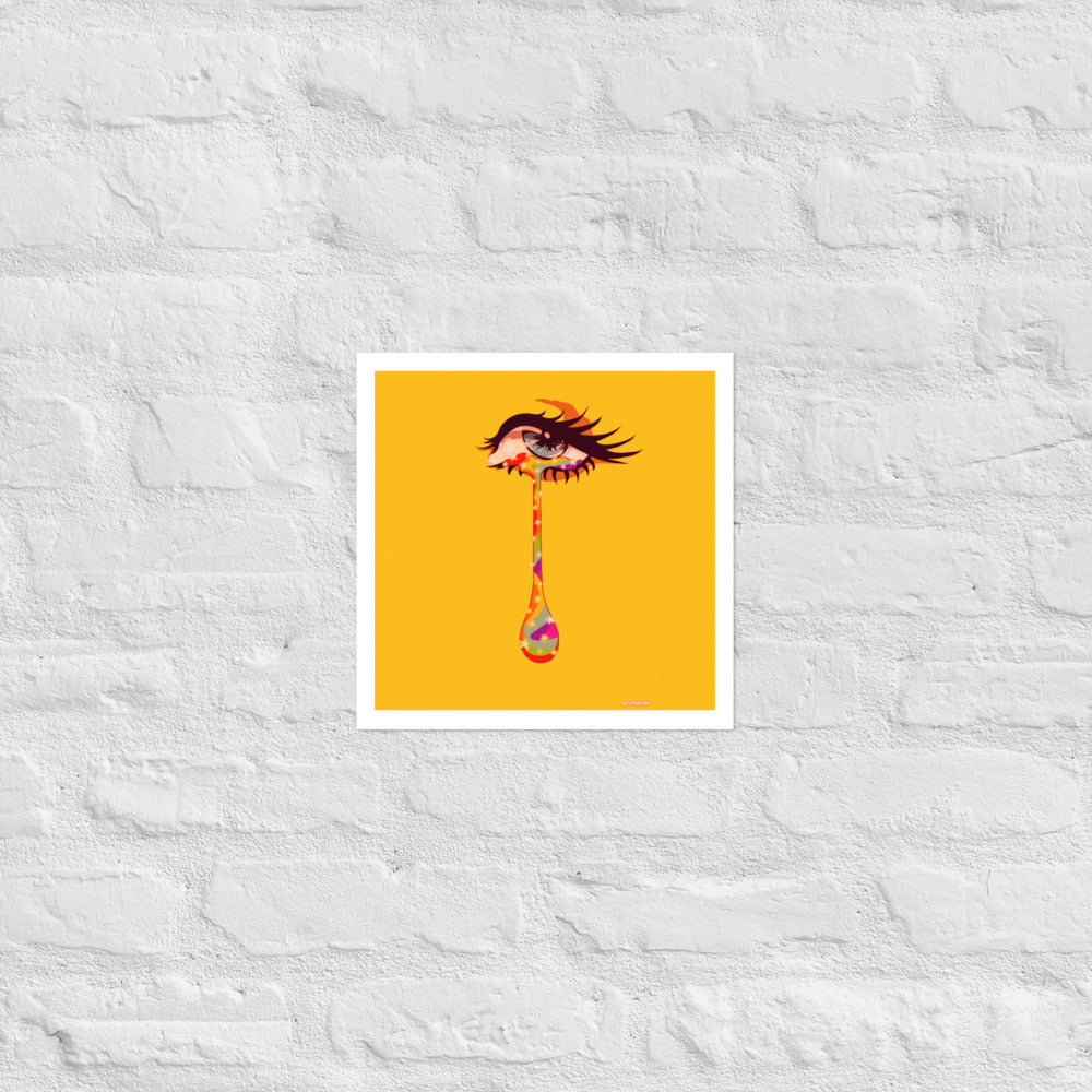 Starry Tears matte print