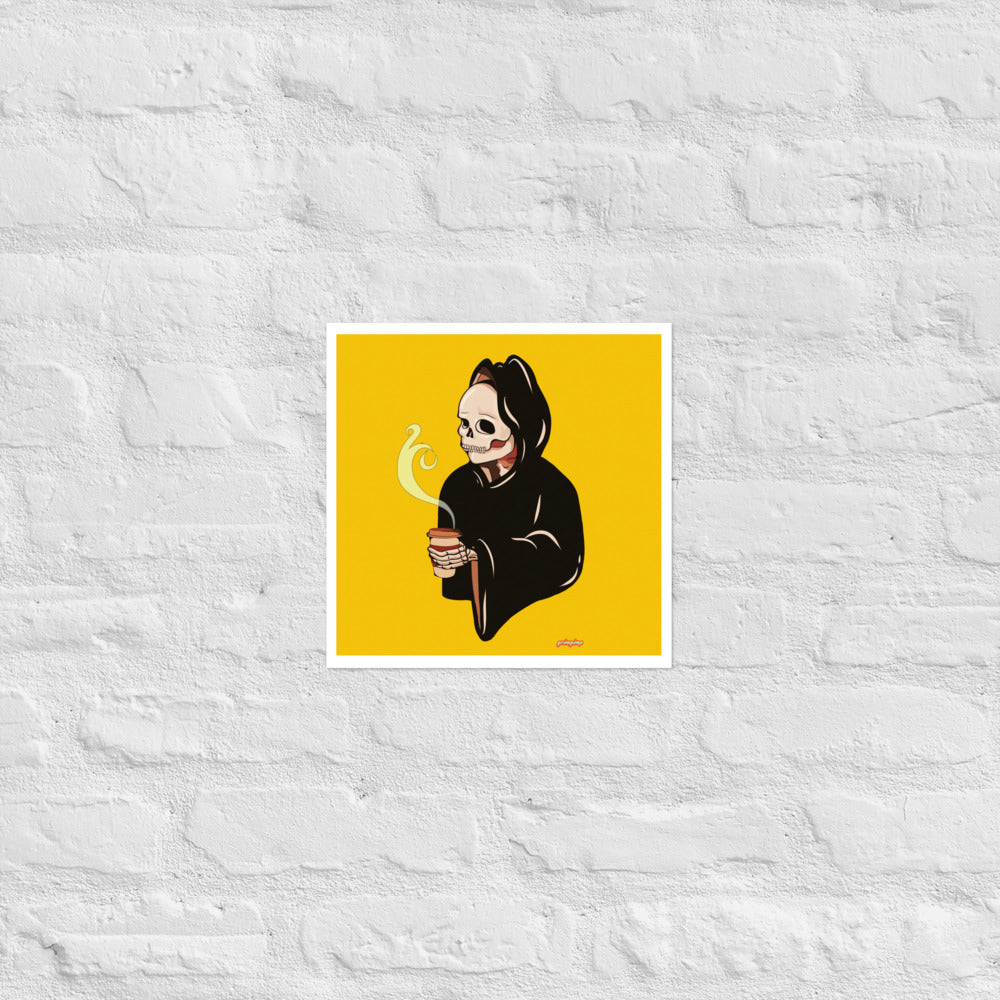 Coffee Before Work matte print