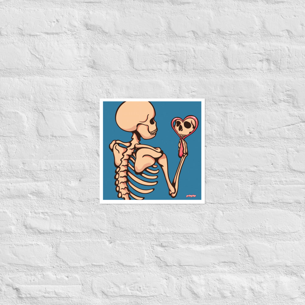 Pretty Bones matte print