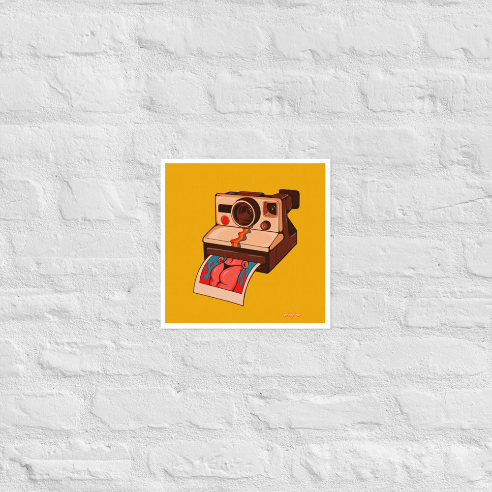Hot Polaroid matte print
