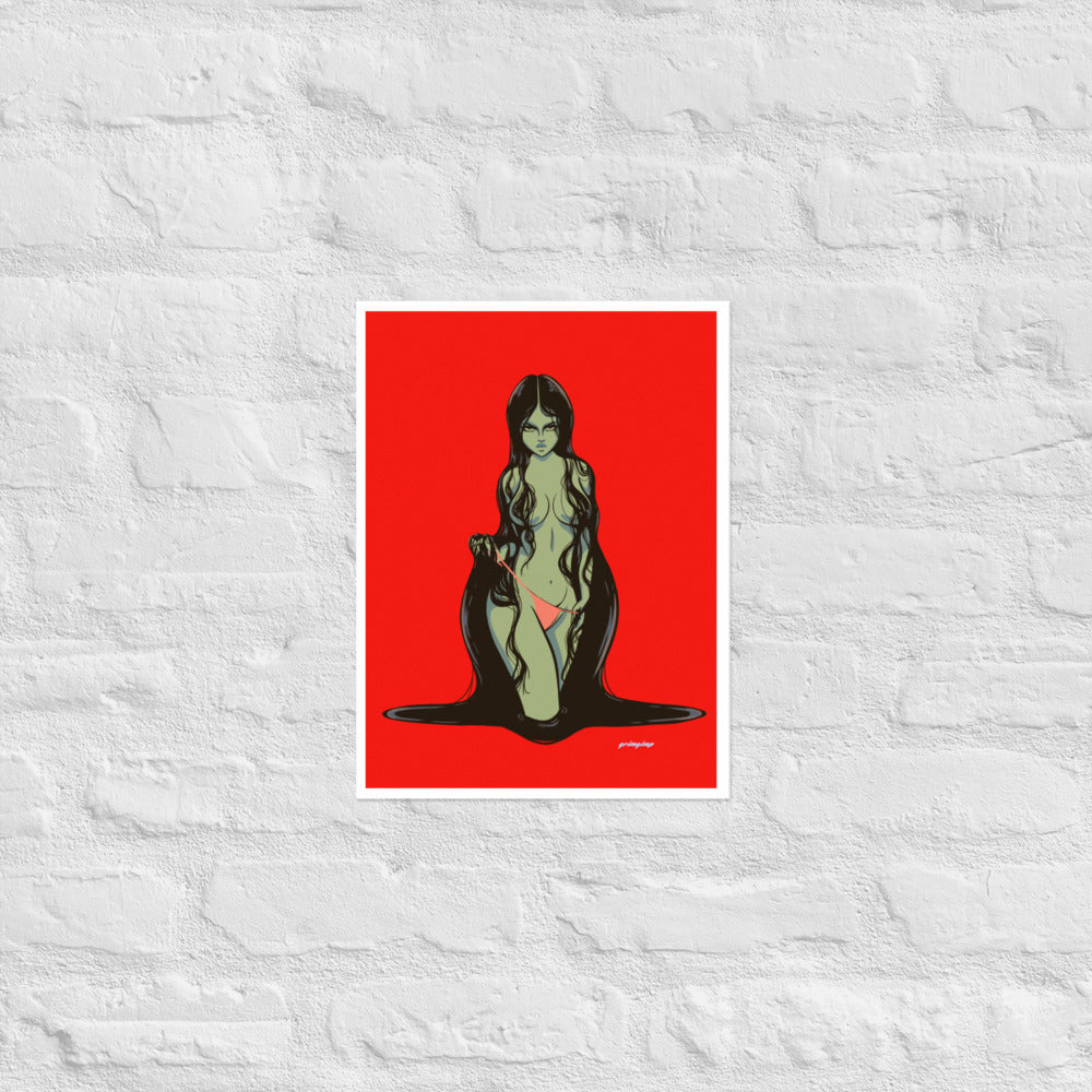 Divine matte print