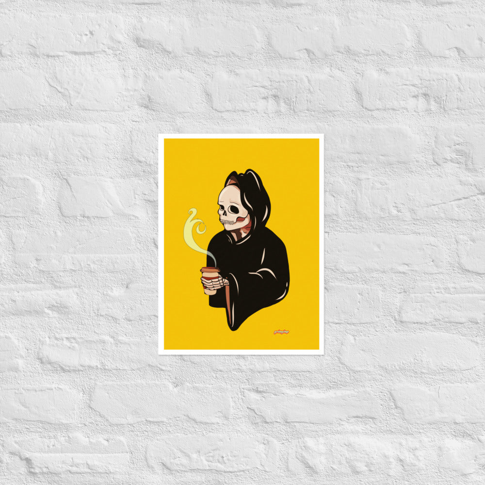 Coffee Before Work matte print