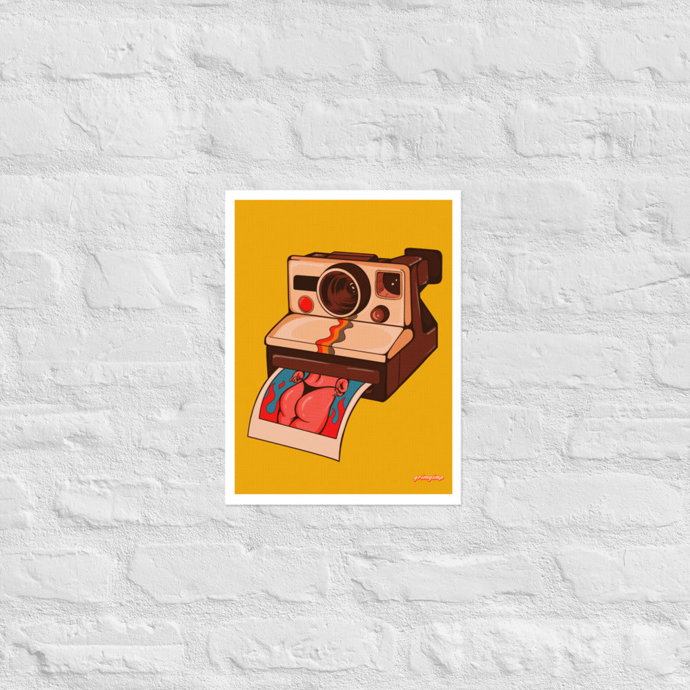Hot Polaroid matte print