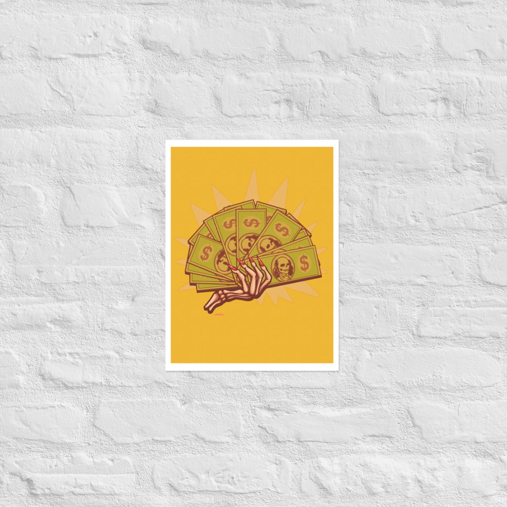 Stacked matte print