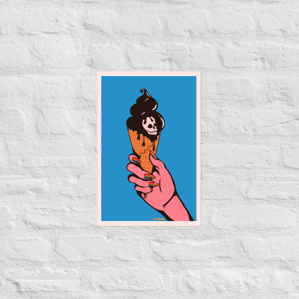 Deadly Good Print (blue) matte print