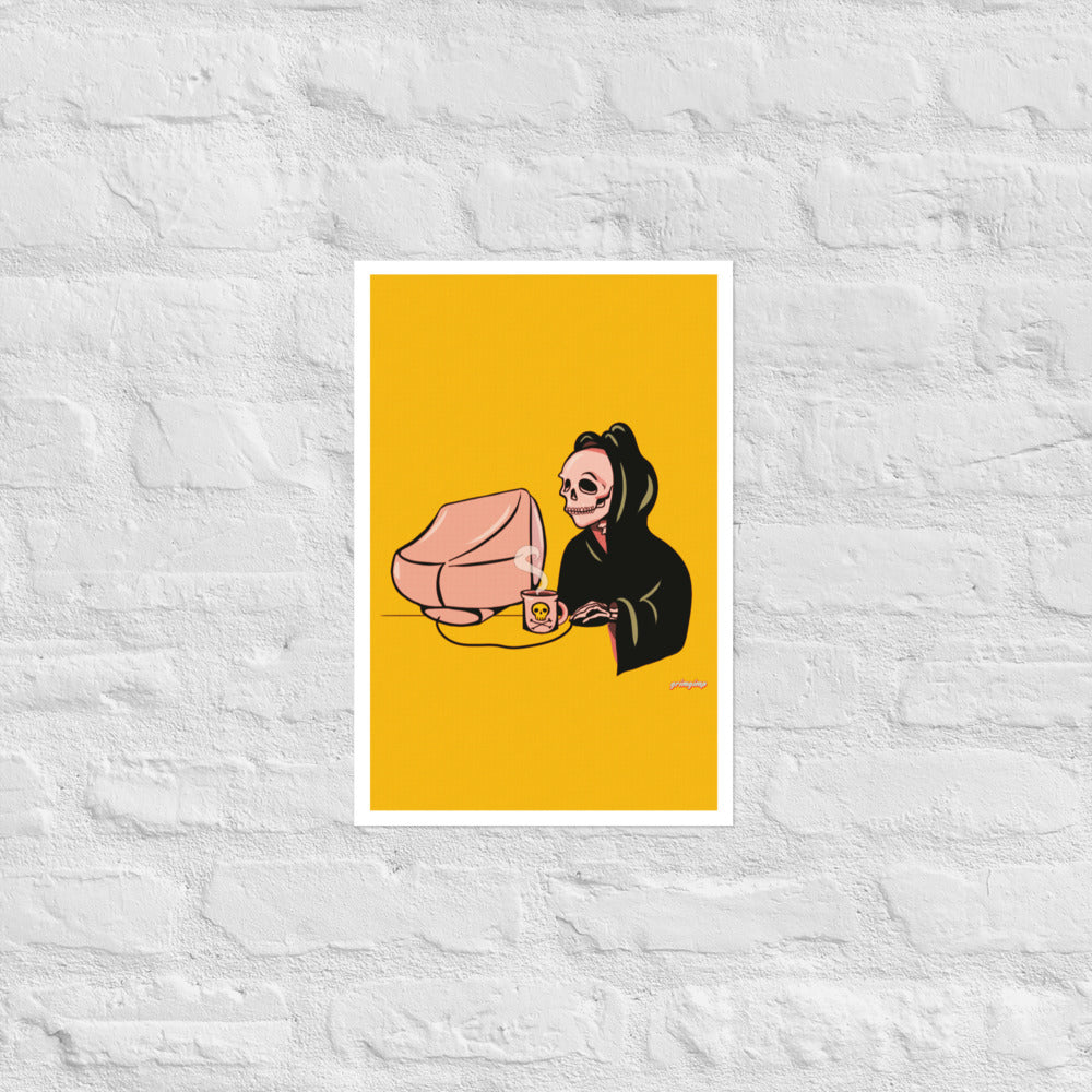Computer Work matte print