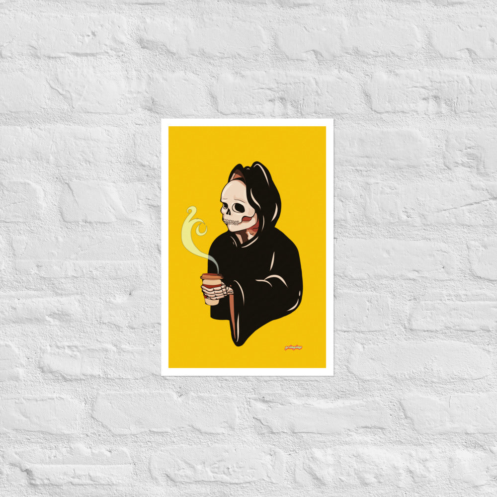 Coffee Before Work matte print