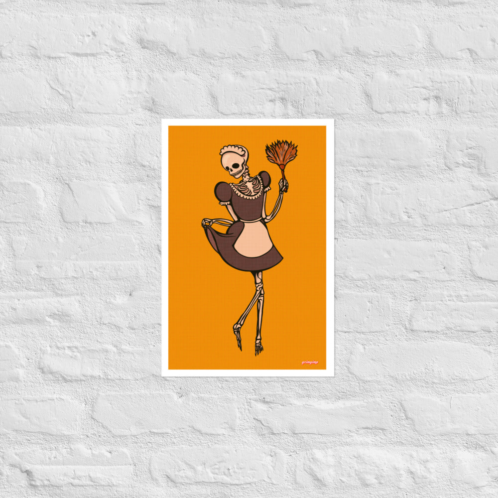 Bonehilda matte print