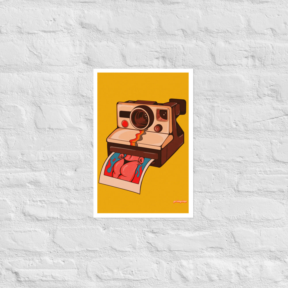 Hot Polaroid matte print