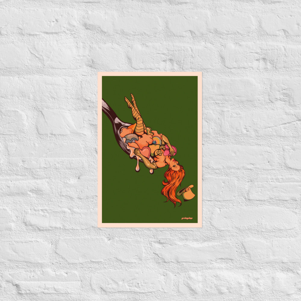 Spoonful of Luck matte print