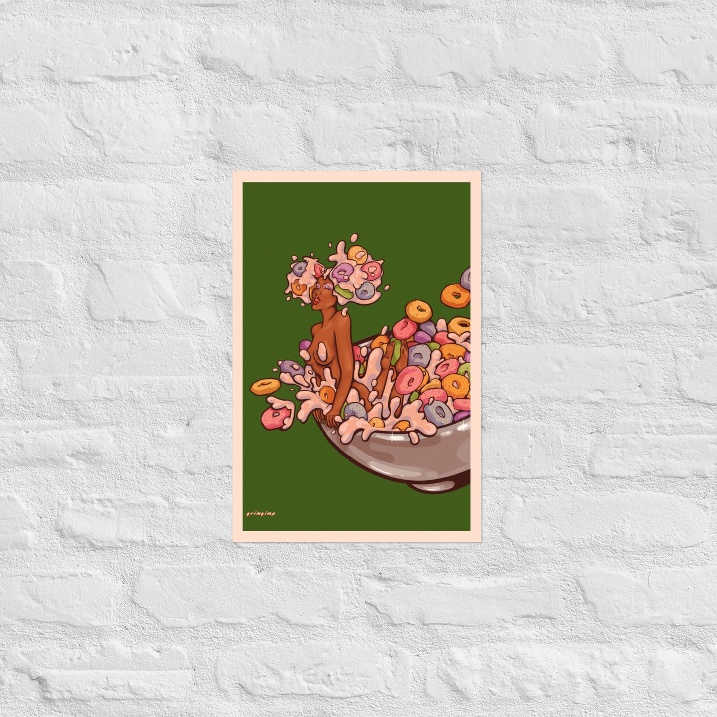 Fruity Lady matte print