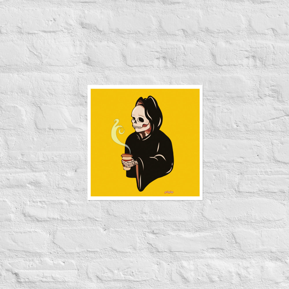Coffee Before Work matte print
