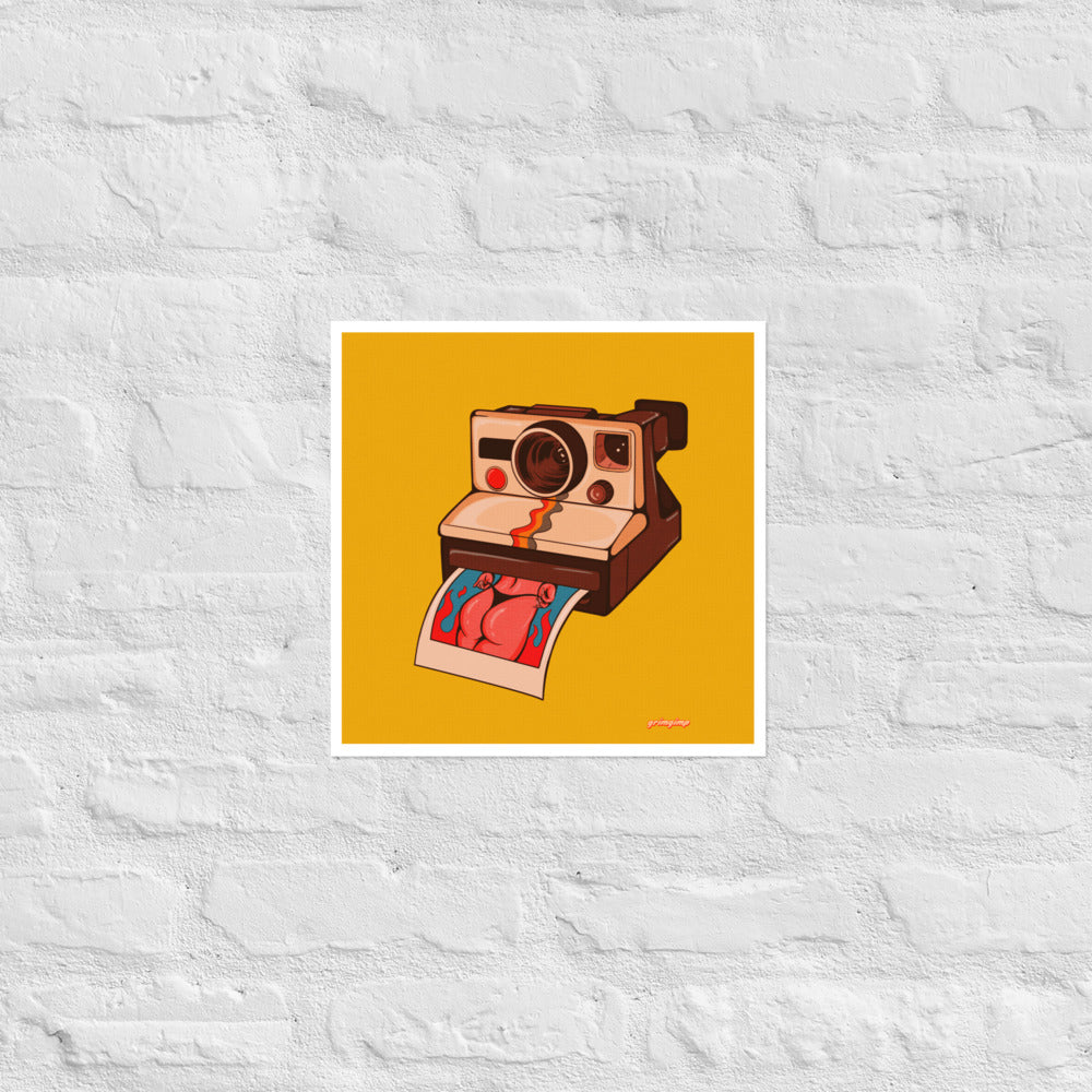 Hot Polaroid matte print