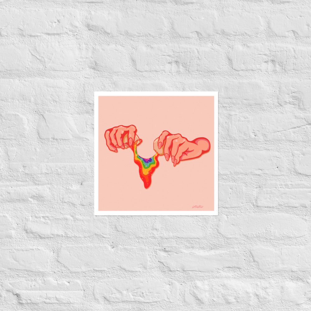 Crack Open the Universe matte print