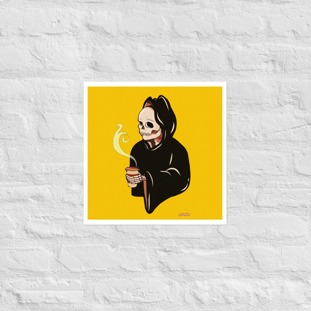 Coffee Before Work matte print