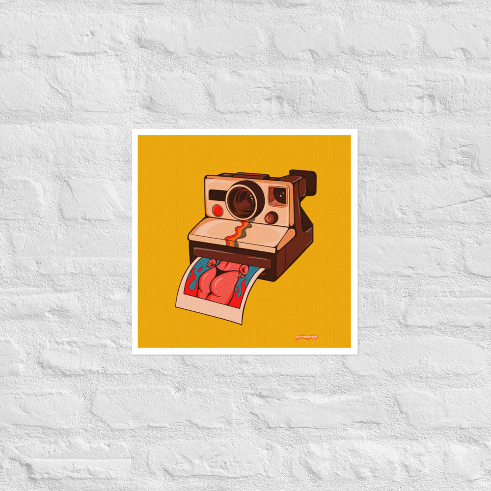 Hot Polaroid matte print