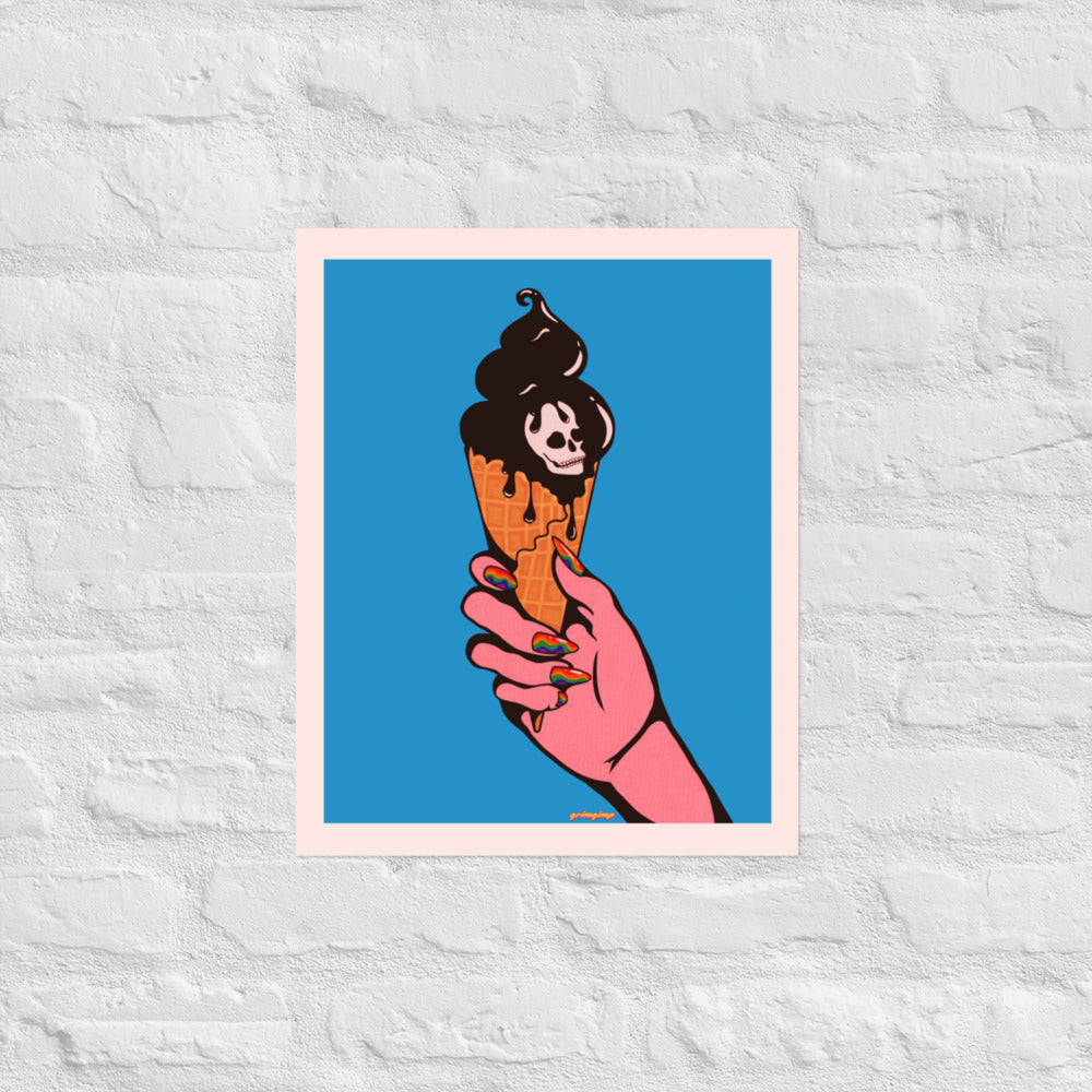 Deadly Good Print (blue) matte print
