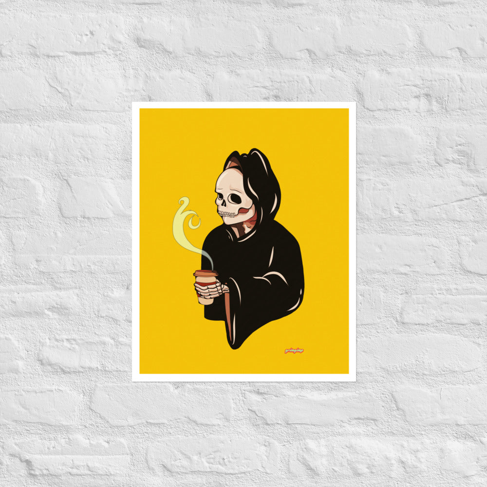 Coffee Before Work matte print