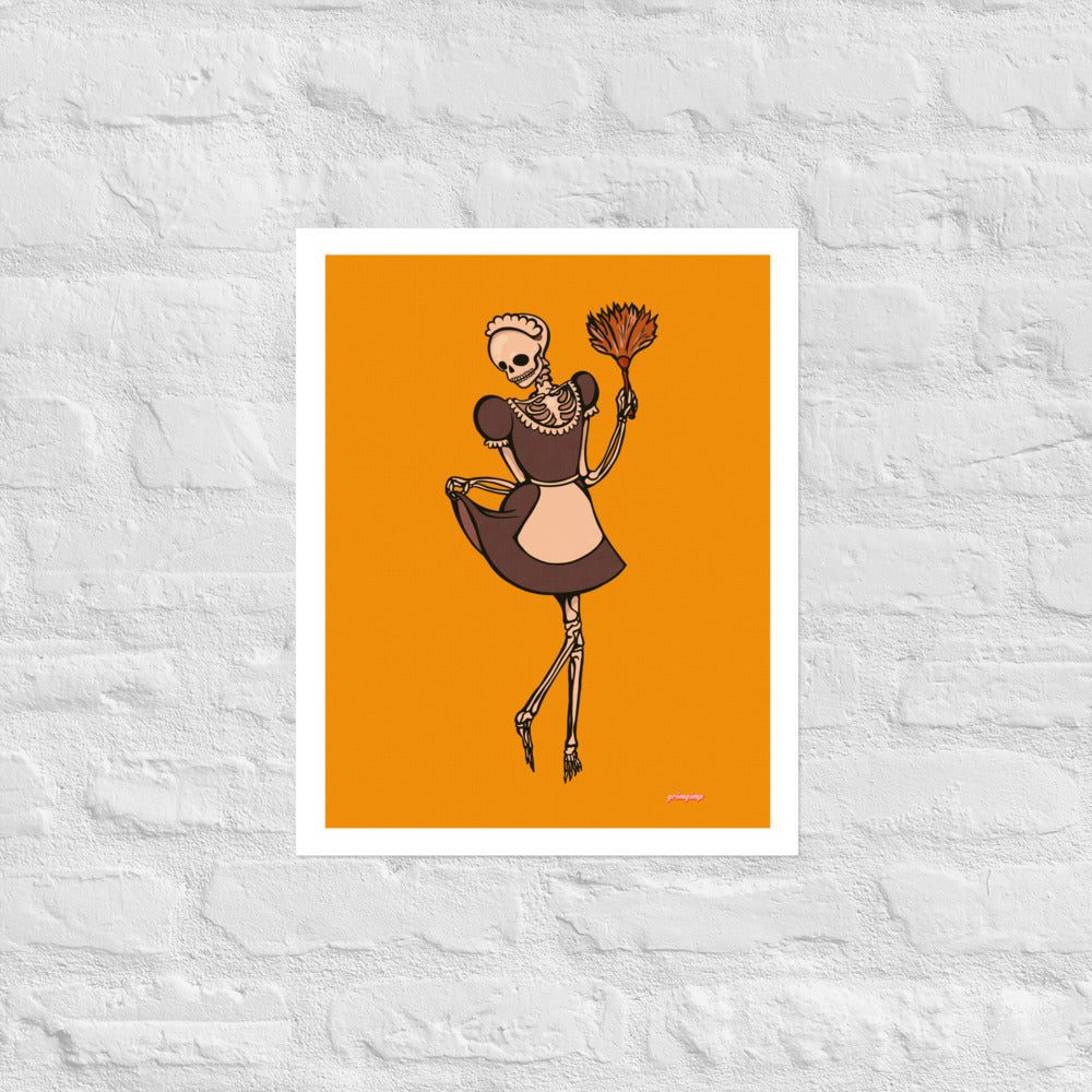 Bonehilda matte print