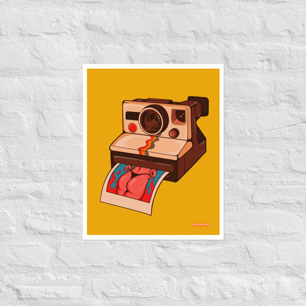 Hot Polaroid matte print