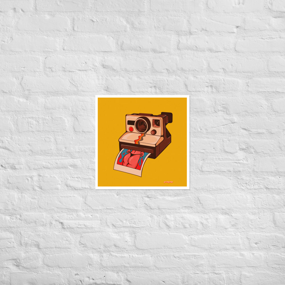 Hot Polaroid matte print