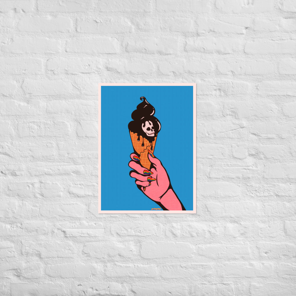 Deadly Good Print (blue) matte print