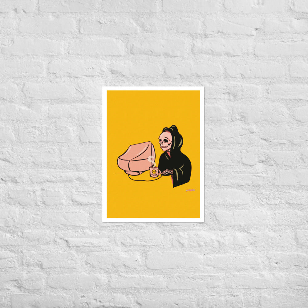 Computer Work matte print