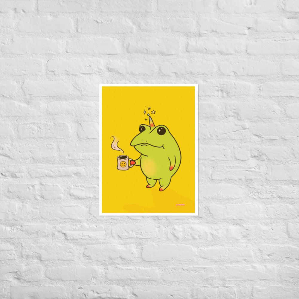 Morning Unitoad matte print