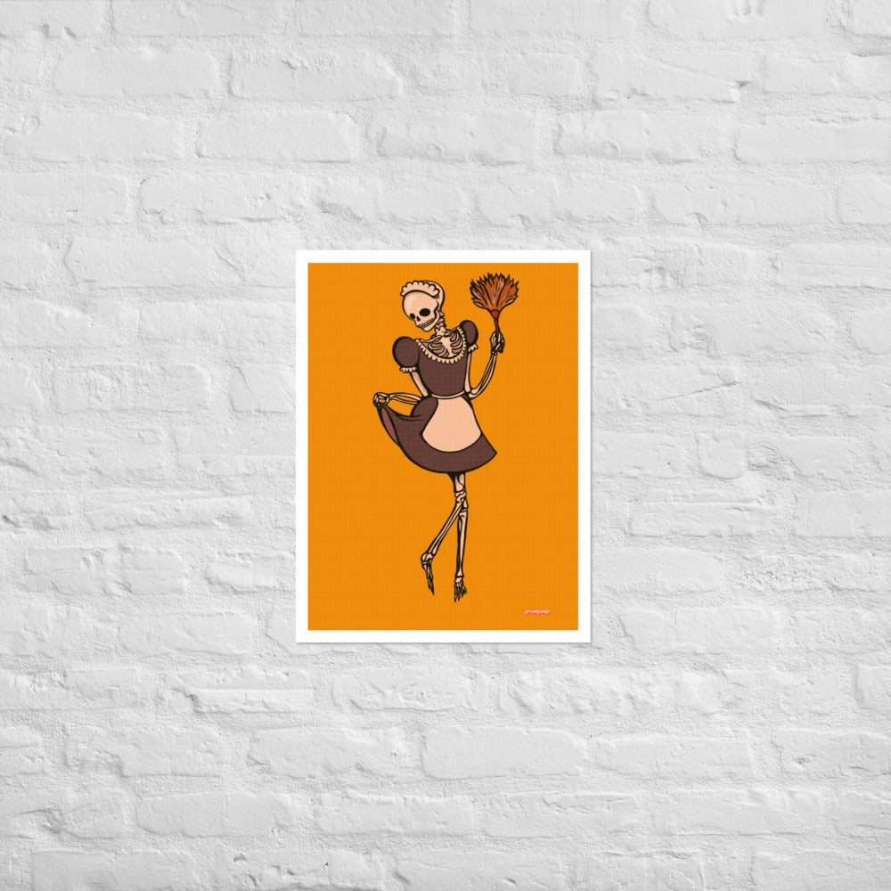 Bonehilda matte print