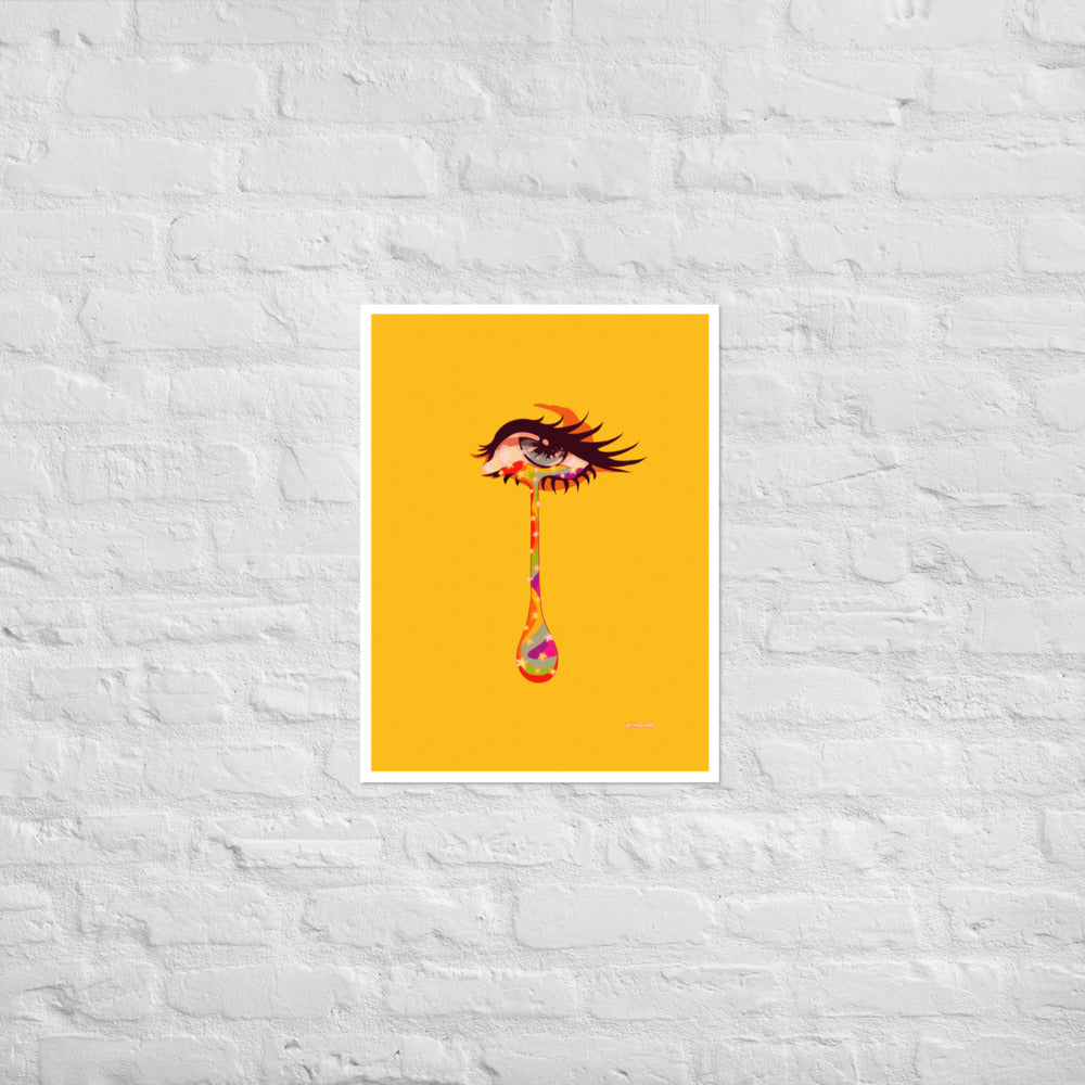 Starry Tears matte print