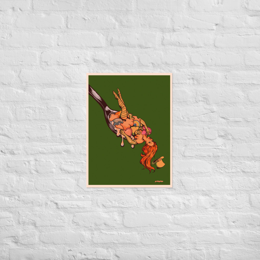 Spoonful of Luck matte print