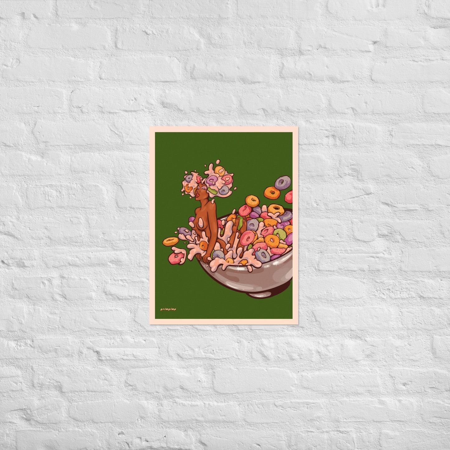 Fruity Lady matte print