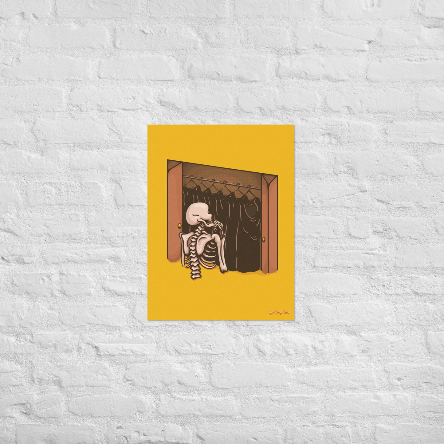 So many options? But which to choose? matte illustration poster