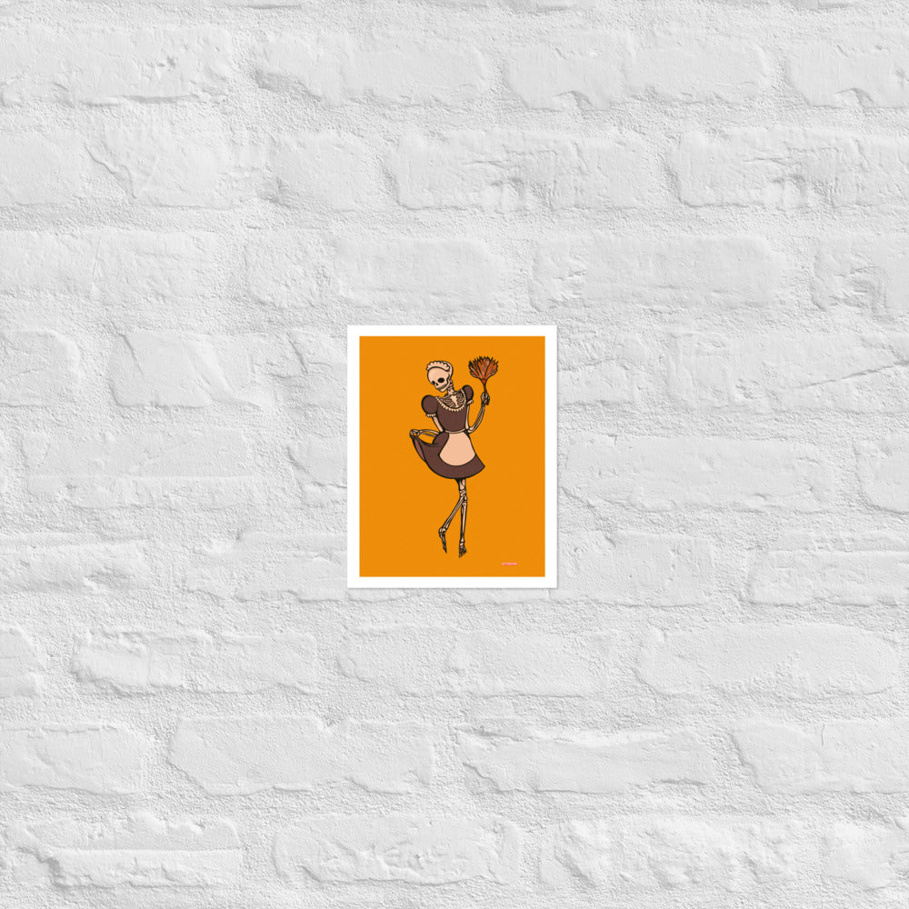Bonehilda matte print