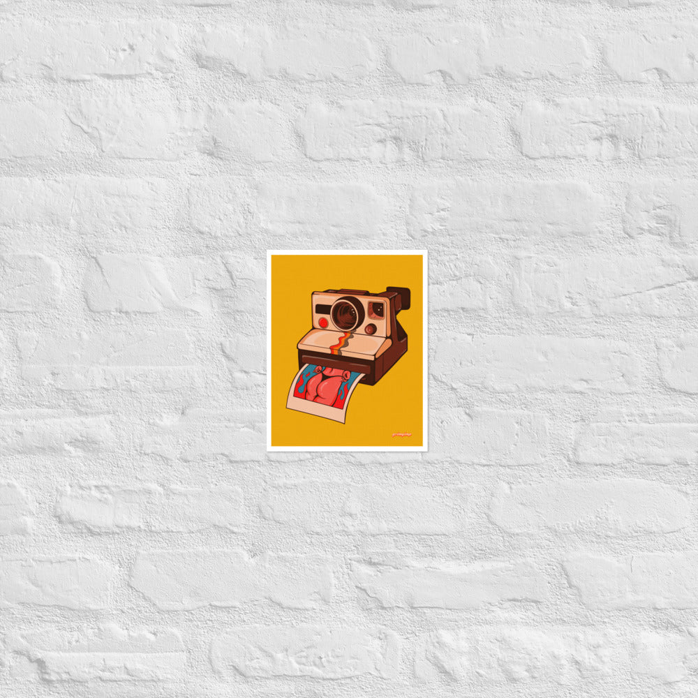 Hot Polaroid matte print
