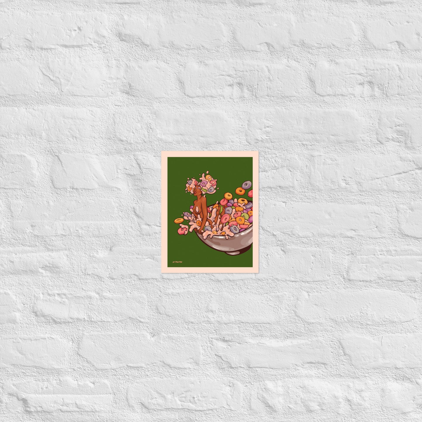 Fruity Lady matte print