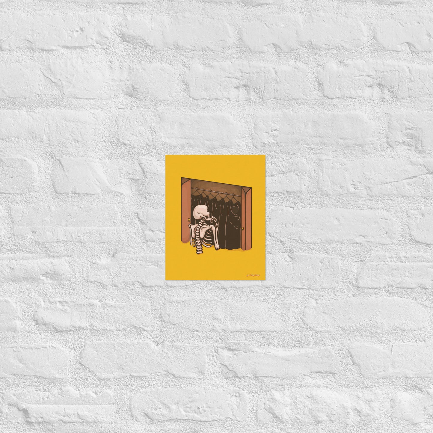 So many options? But which to choose? matte illustration poster
