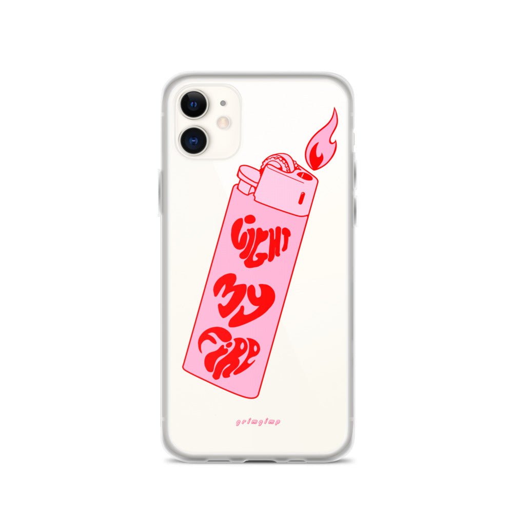 Light My Fire (transparent background) iPhone Case