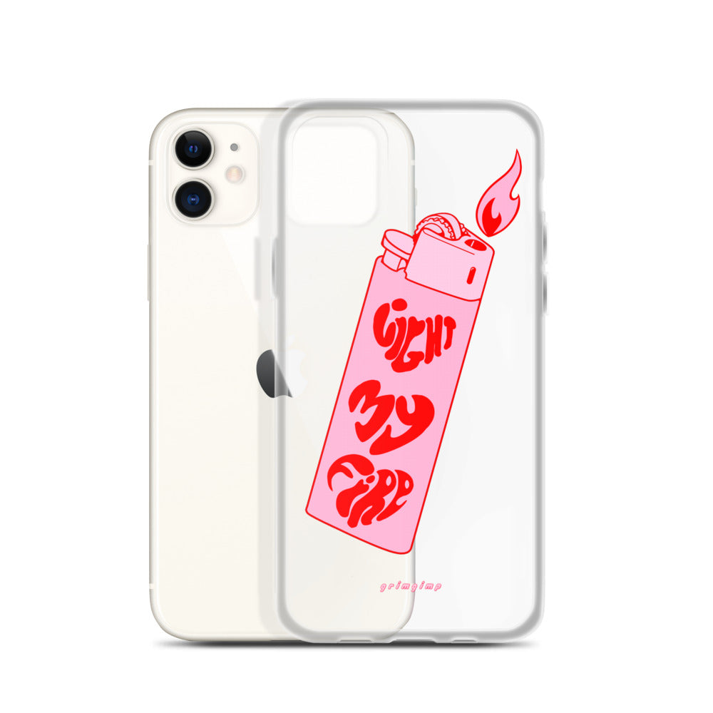 Light My Fire (transparent background) iPhone Case